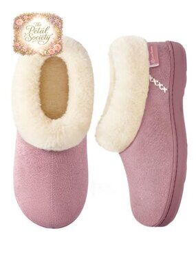 Women's Microsuede Winter Slippers House Shoes Indoor Outdoor